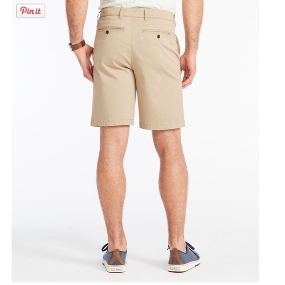 NWOT LLBean men’s khaki shorts Size 34 waist with 9 inch inseam - Picture 9 of 9